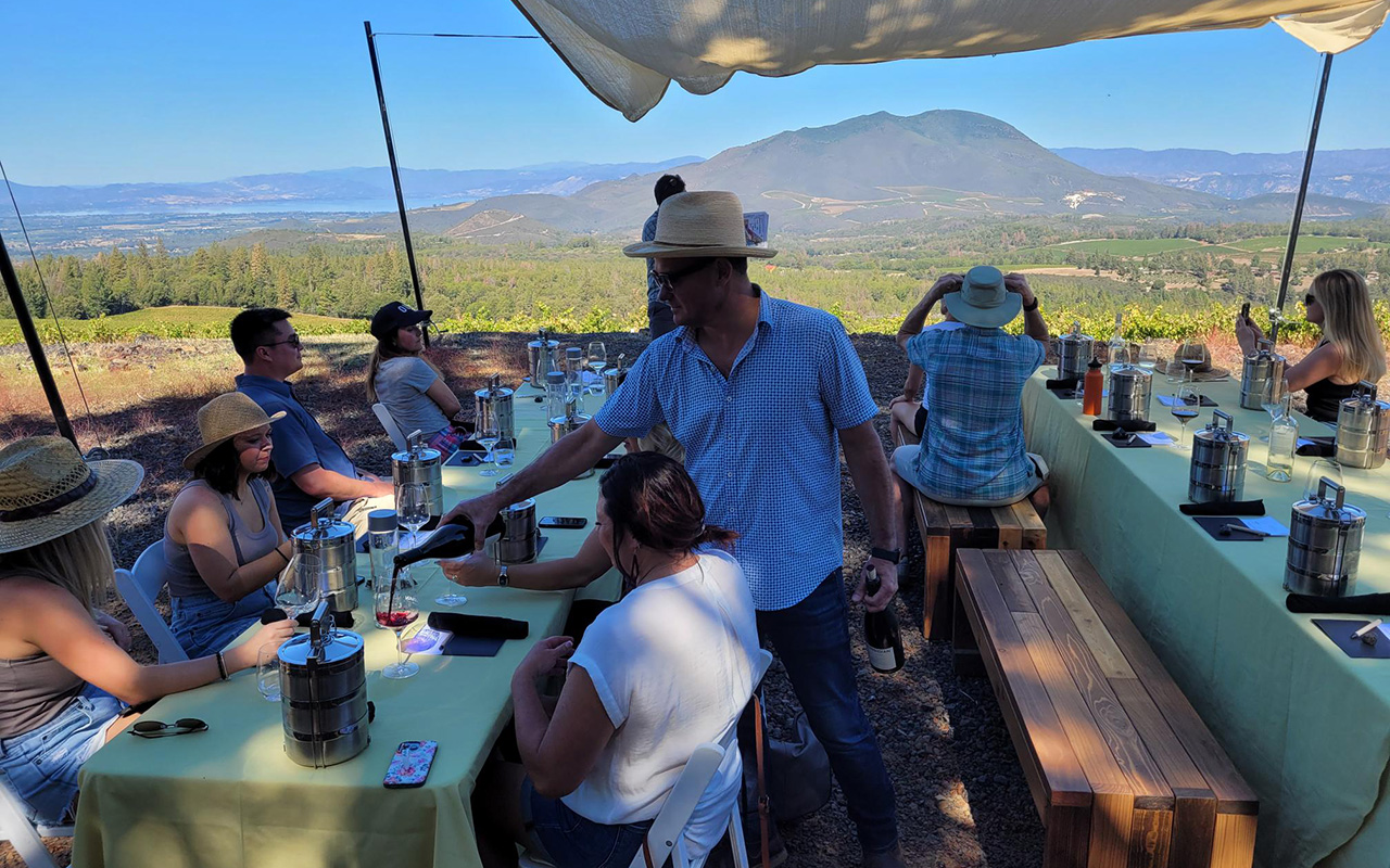 Lunch at the Obsidian Ridge