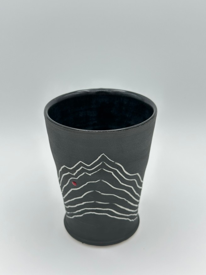 Obsidiware Gray-Blue Tumbler #1