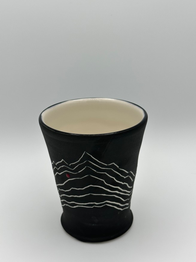 Obsidiware Gray-White Tumbler #1