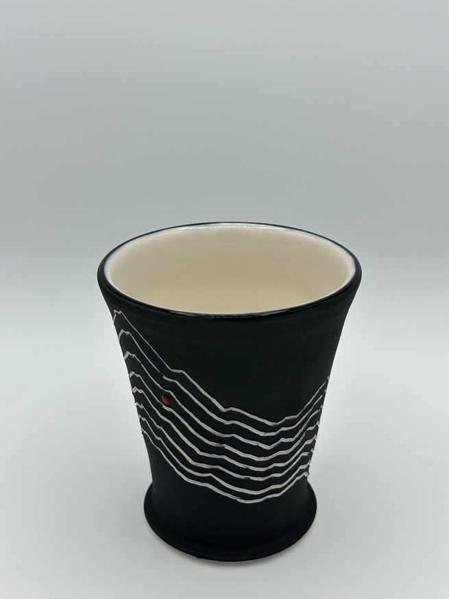 Obsidiware Gray-White Tumbler #3