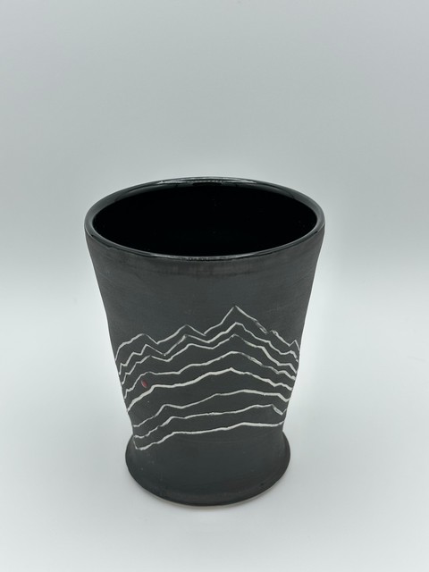 Obsidiware Gray-Black Tumbler #4