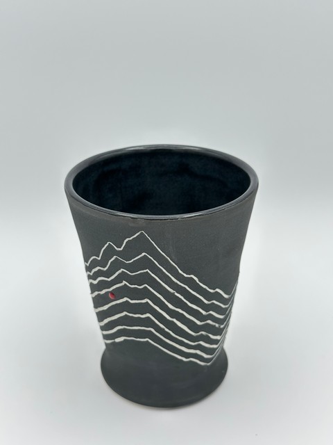 Obsidiware Gray-Blue Tumbler #3