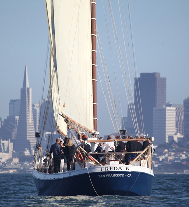 Sailboat on the water