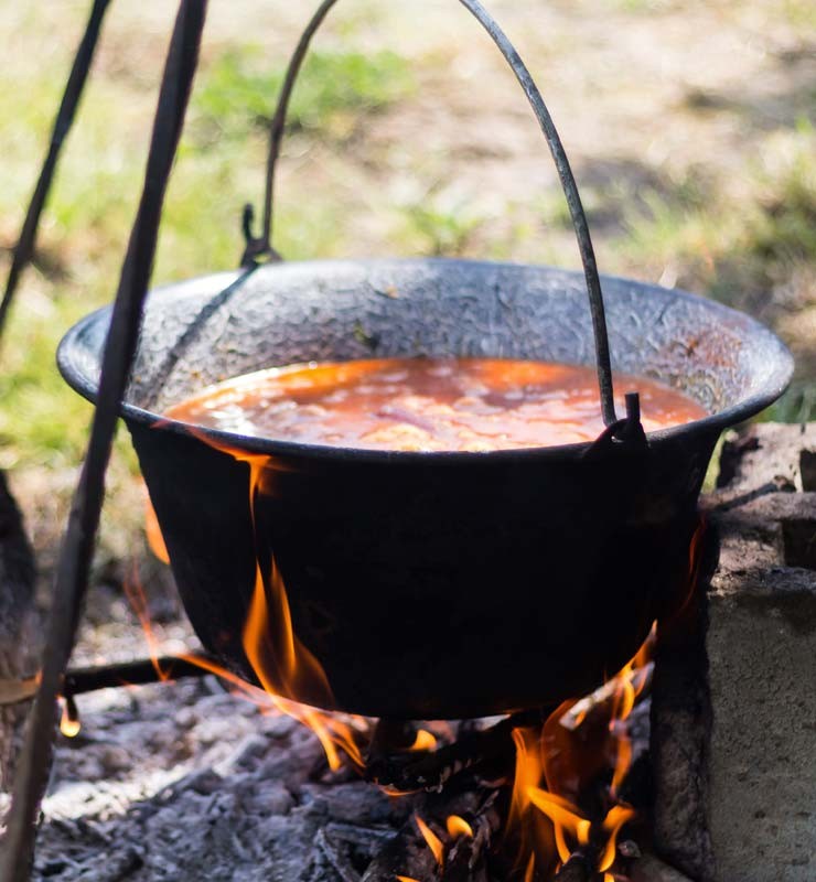 Soup on a Cauldron at Obsidian Wine Co